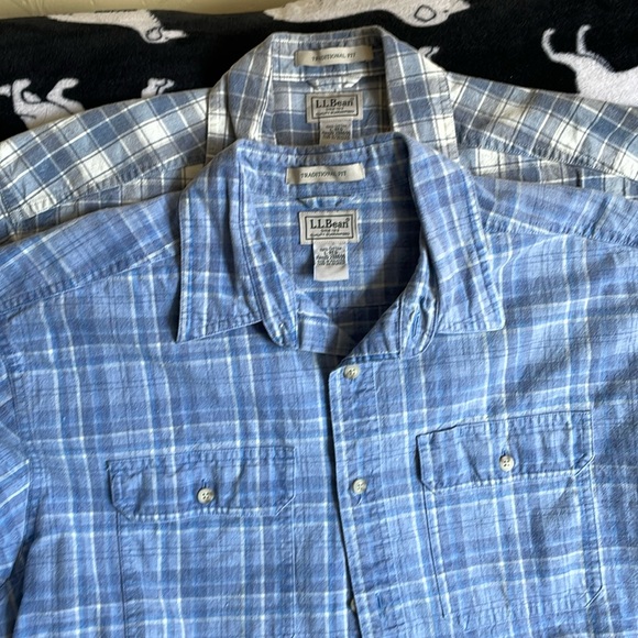 2 LL Bean button up shirts. - Picture 1 of 5